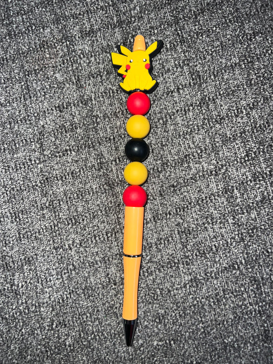 Pikachu beaded pen
