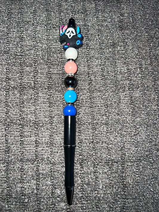 Stitch Scream Beaded Pen