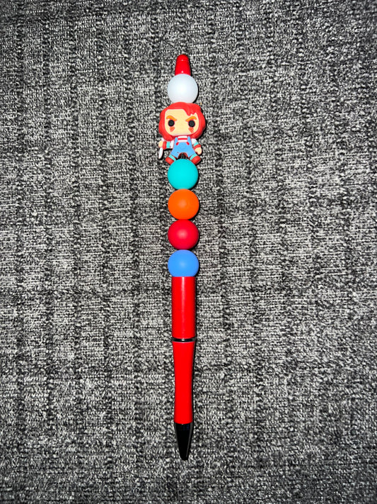 Chucky beaded pen