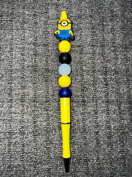 Minion beaded pen