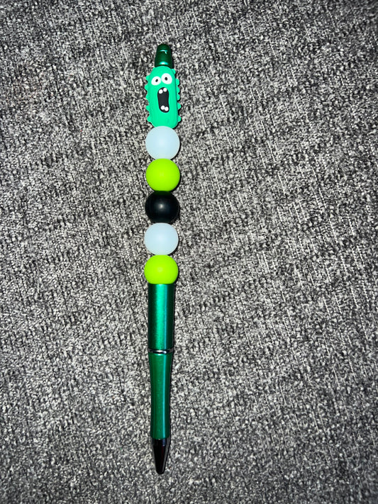 Pickle beaded pen
