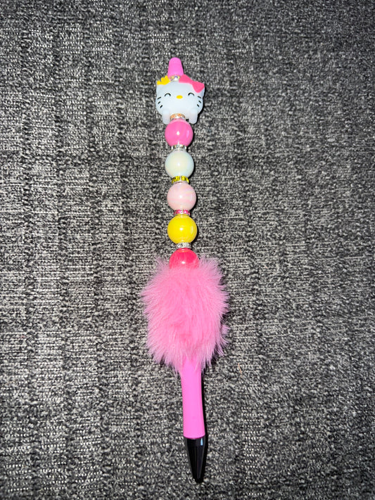 Hello Kitty beaded pen