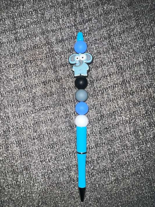 Elephant beaded pen