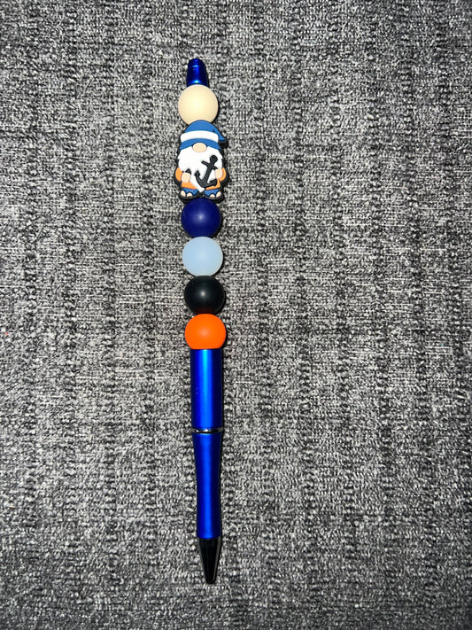 Gnome beaded pen