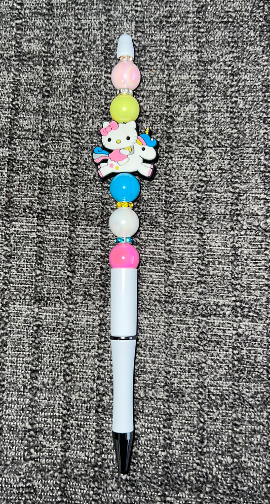 Hello kitty beaded pen