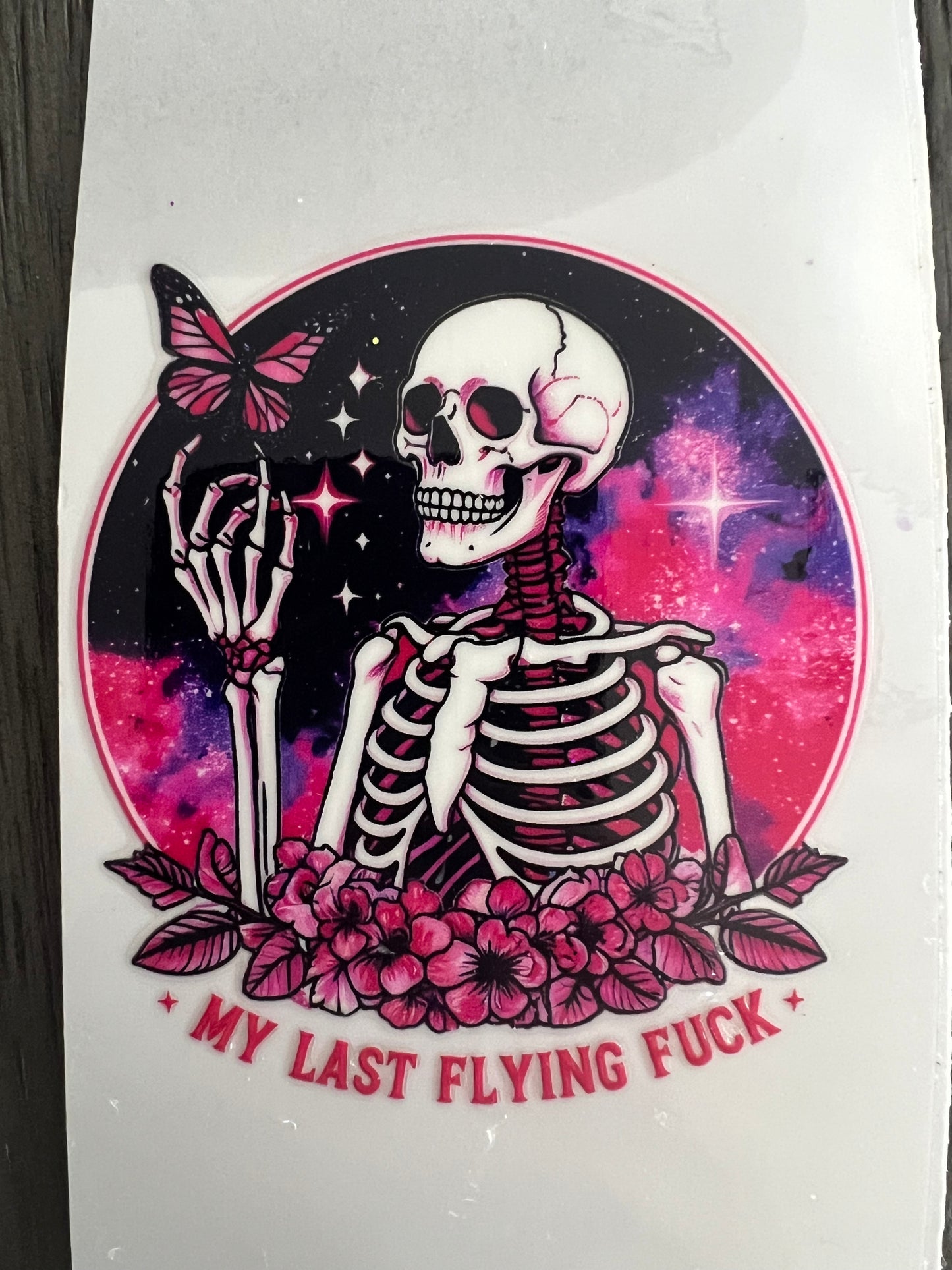 Tumbler decal